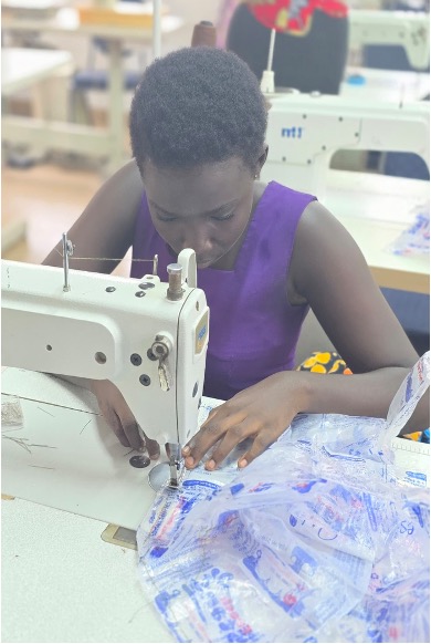VTI Student Sewing Plastic Bag